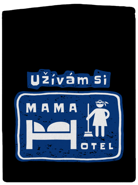 Mama Hotel dámská mikina na zip Black