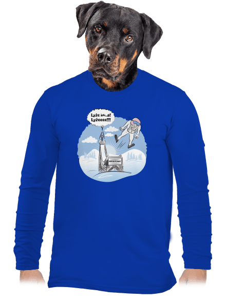 Lyže pánské dlouhý rukáv Royal Blue