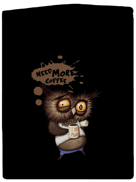 Potřebuju víc kafe dámská mikina na zip Black