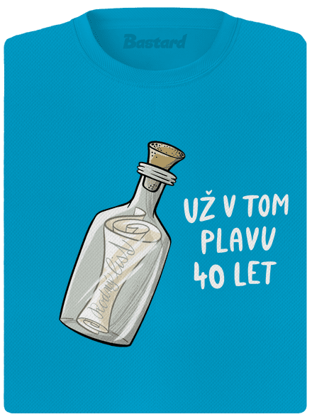 Už v tom plavu dámské sportovní tričko Blue Atol
