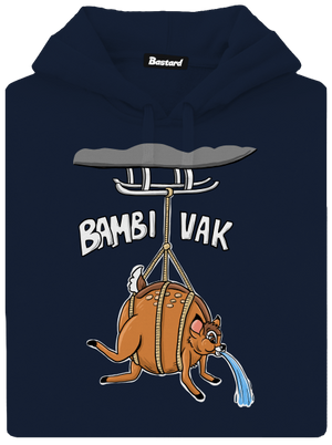 Bambi vak pánská mikina klokanka Navy