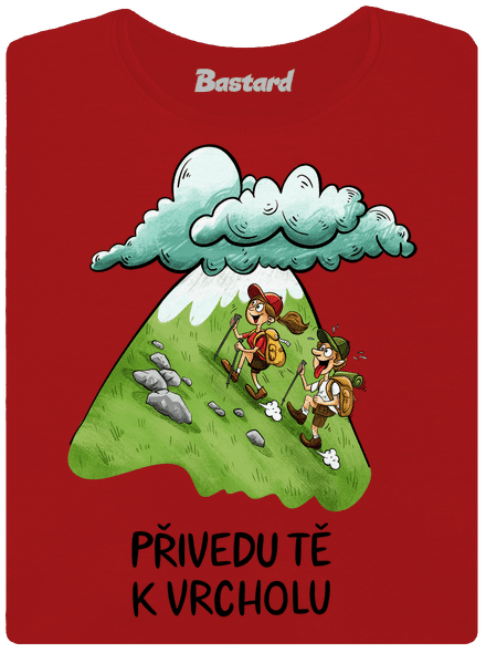 Přivedu tě k vrcholu dámské tričko Red Mal