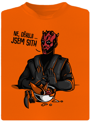 Jsem sith pánské sportovní tričko Neon Orange