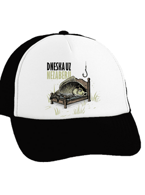 Dneska už nezaberu kšiltovka truckerka Black cap