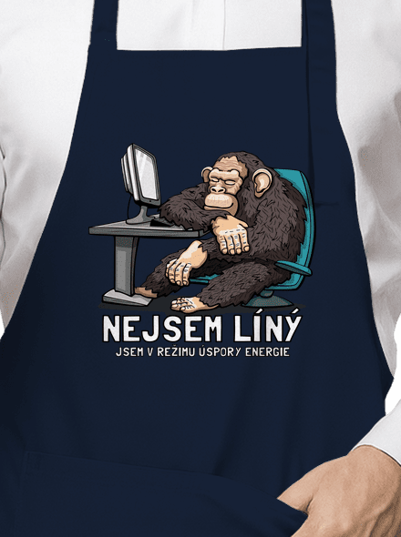 Nejsem líný zástěra Navy