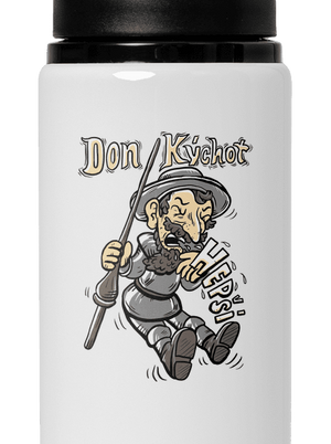 Don Kýchot lahev na vodu White