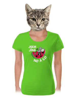 Jsem jiná dámské tričko Apple Green