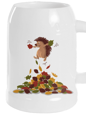 Radost z listí půllitr White