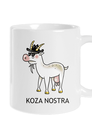 Koza nostra klasický hrnek White
