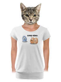 dámské tričko s lemem