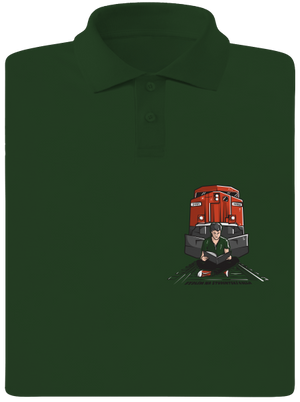 Studentská kolej pánská polokošile Bottle Green Mal