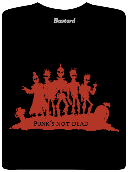 Punks Not Dead pánské tričko Black