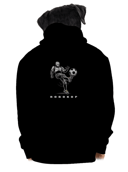 Robokop pánská mikina na zip Black
