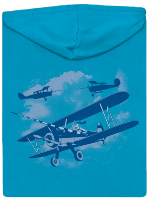 Rytíři nebes dámská mikina na zip Blue Atol