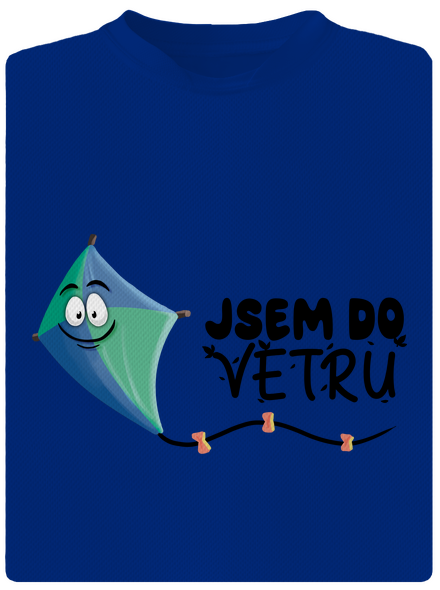 Do větru pánské sportovní tričko Royal Blue Mal