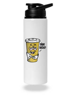 Dáme brčko? lahev na vodu White