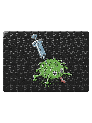 Zapíchlý covid puzzle White