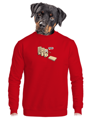 unisex mikina bez kapuce