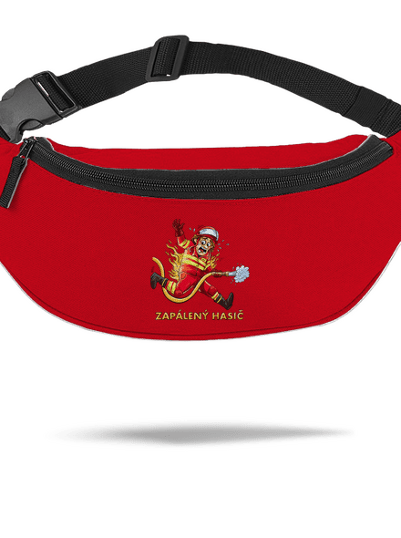 Zapálený hasič a hasička ledvinka Red