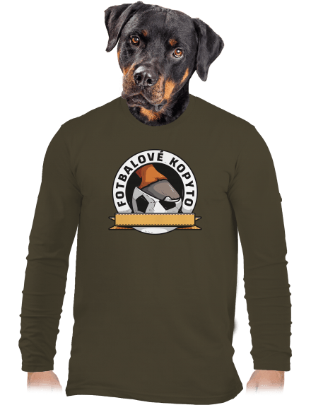 Fotbalové kopyto pánské dlouhý rukáv Urban Khaki
