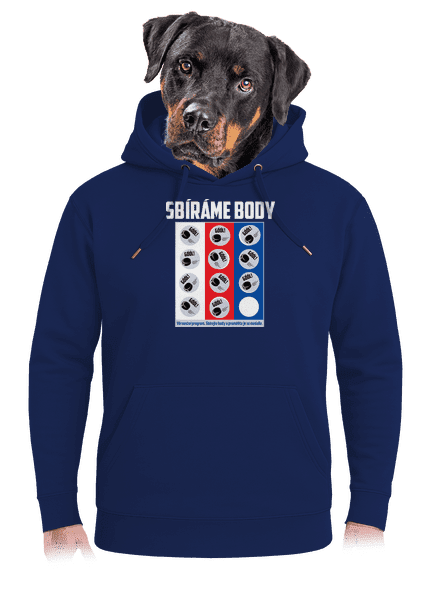 Sbíráme body - hokej unisex mikina premium Navy