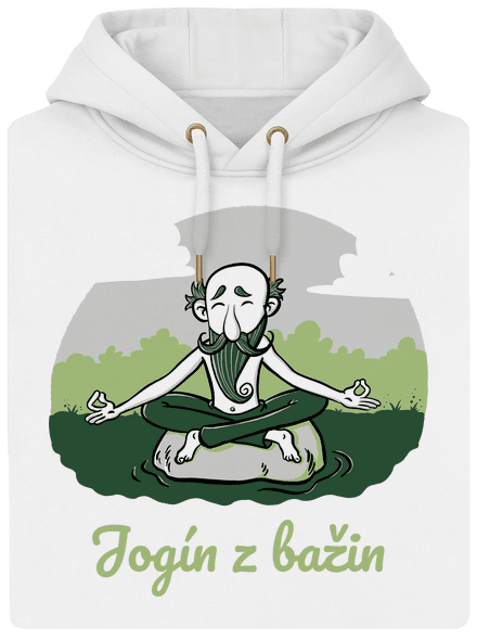 Jogín z bažin unisex mikina premium Snowwhite