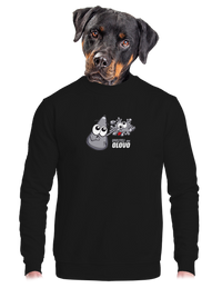 unisex mikina bez kapuce