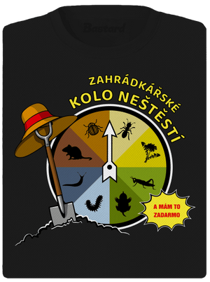 Kolo neštěstí dámské sportovní tričko Black