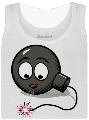 Bomba dámské tílko klasické White