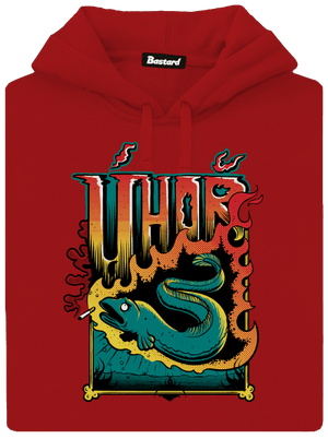 Úhoř dámská mikina klokanka Red Mal