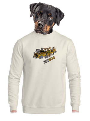 unisex mikina bez kapuce