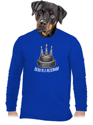 Beru to s rezervou pánské dlouhý rukáv Royal Blue