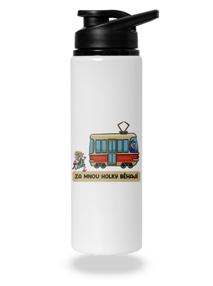 Za mnou holky běhají lahev na vodu White