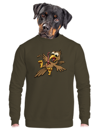 unisex mikina bez kapuce