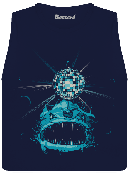 Mořský discoďas dámské tílko volné Navy