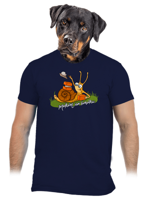 Makám na baráku pánské tričko Navy