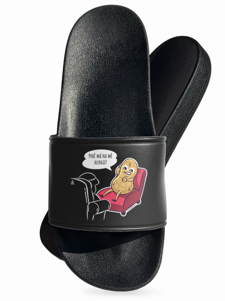 Alergeny u psychologa pantofle Black