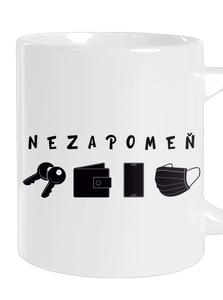 Nezapomeň velký hrnek White