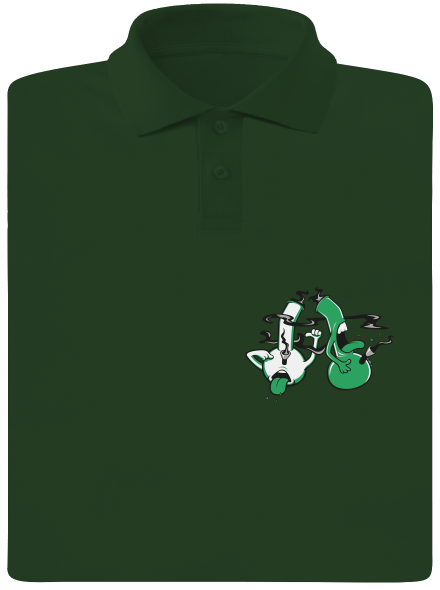 Bongo kašel pánská polokošile Bottle Green Mal