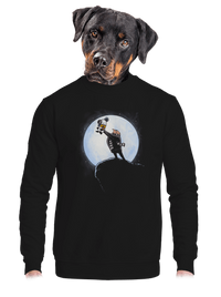 unisex mikina bez kapuce