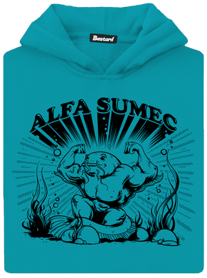 Alfasumec dětská mikina klokanka Hawaiian Blue