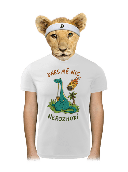 Nic mě nerozhodí dětské sportovní tričko White