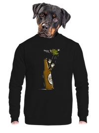 unisex mikina bez kapuce