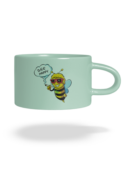 Bee happy hrnek makronka Mint Macaron