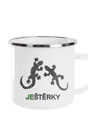 Ještěrky plecháček White