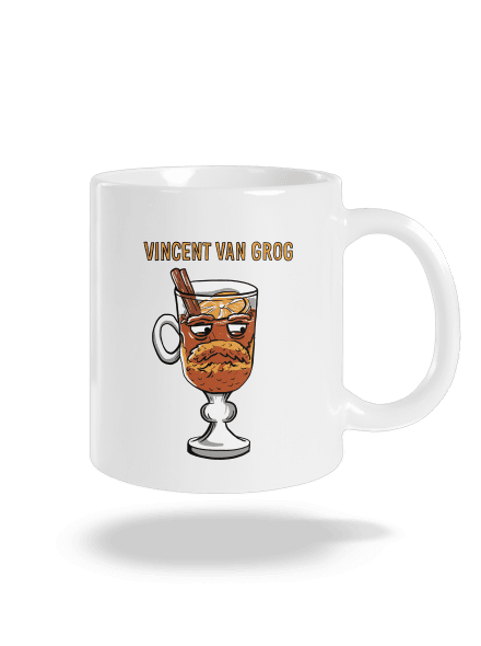 Vincent van Grog klasický hrnek White
