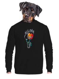 unisex mikina bez kapuce
