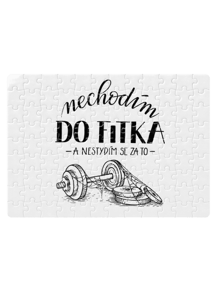 B12: Nechodim do fitka puzzle White