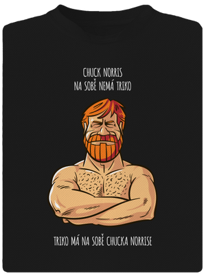 Chuck Norris dětské sportovní tričko Black