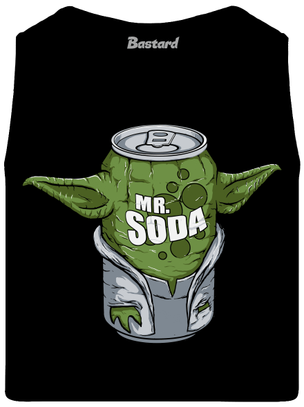 Mr. Soda pánské tílko Black